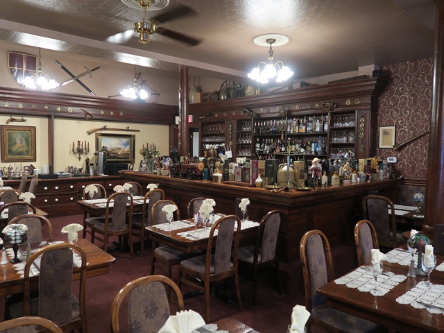 the bar was originally used as store counters in the general store