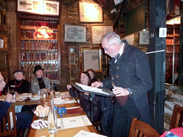 We listen, enthralled, to Dickens' story - Dr. Marigold's Prescription