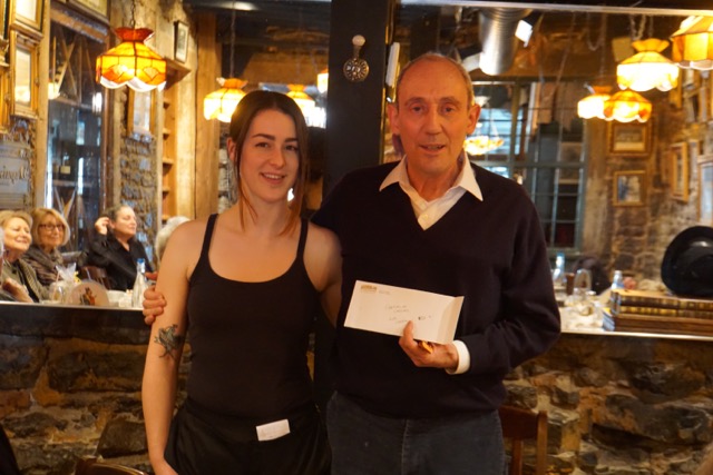 which was won by enthusiastic member Tony D'Artistotile.