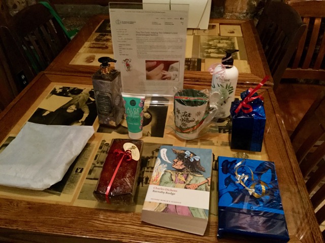 Our raffle ended the luncheon with a variety of small prizes, raising $58.00 for the 