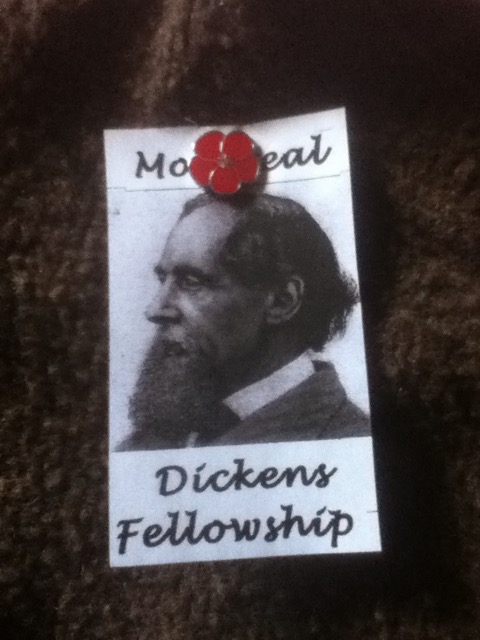 Thanks Louise for providing us with our Dickens Fellowship ID pins