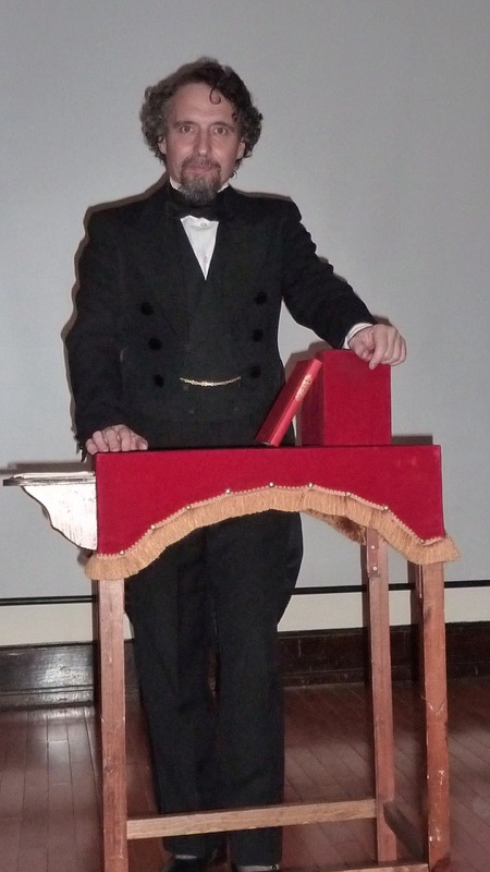 John Huston as Charles Dickens