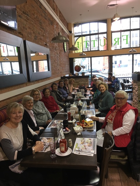 We all enjoyed a lovely meal before heading to the Centaur Theatre