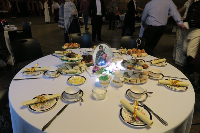 After an hour of dancing, we enjoyed a wonderful Victorian afternoon tea