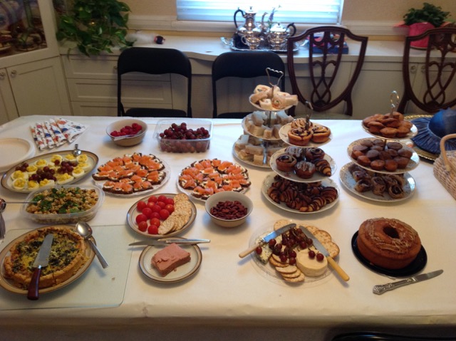 Thanks to everyone who brought goodies