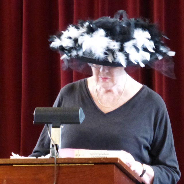 Averill Craig read a selection from Dickens' Martin Chuzzlewit