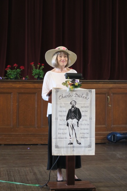 Margaret was next with an animated reading from 