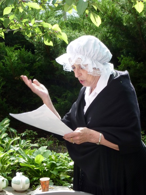 Judith as Mrs. Gamp